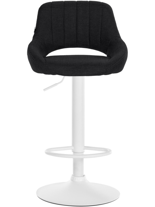 Conjunto de 2 bancos altos tecido Milet W, preto