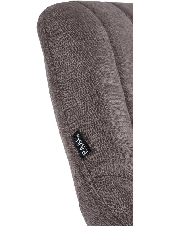 Conjunto de 2 bancos altos tecido Milet W, cinza escuro