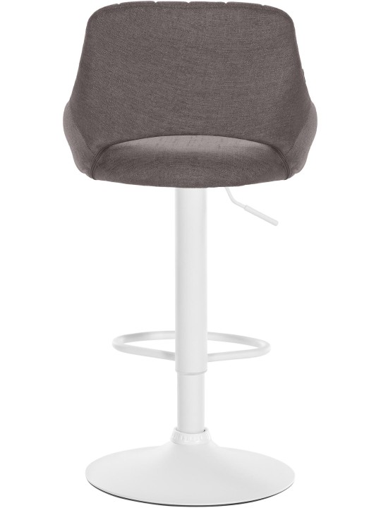 Conjunto de 2 bancos altos tecido Milet W, cinza escuro