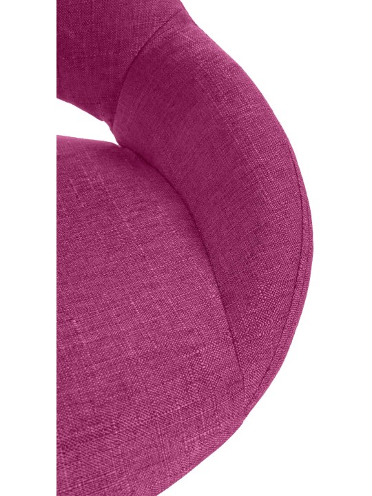 Conjunto de 2 bancos altos tecido Milet W, lilás