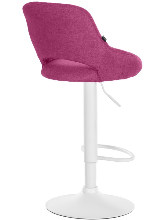 Conjunto de 2 bancos altos tecido Milet W, lilás