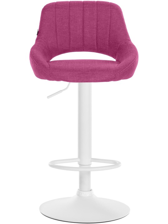 Conjunto de 2 bancos altos tecido Milet W, lilás