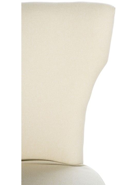 Conjunto de 2 cadeiras para sala de jantar tecido Zadar antigo escuro, creme Conjunto de 2 cadeiras para sala de jantar tecido Zadar antigo escuro, creme