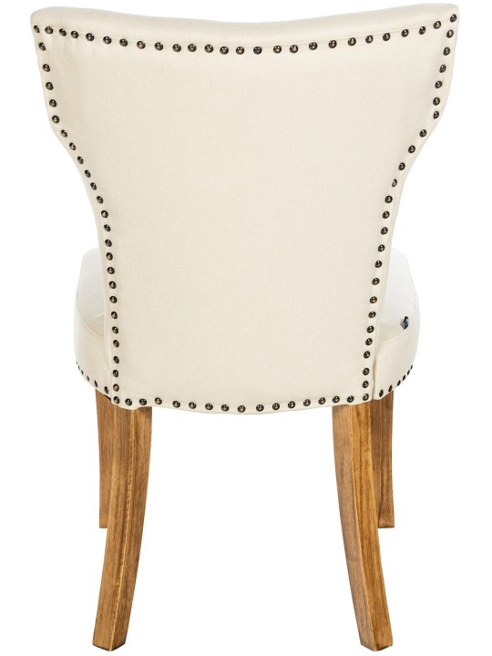 Conjunto de 2 cadeiras para sala de jantar tecido Zadar luz antiga, creme Conjunto de 2 cadeiras para sala de jantar tecido Zadar luz antiga, creme