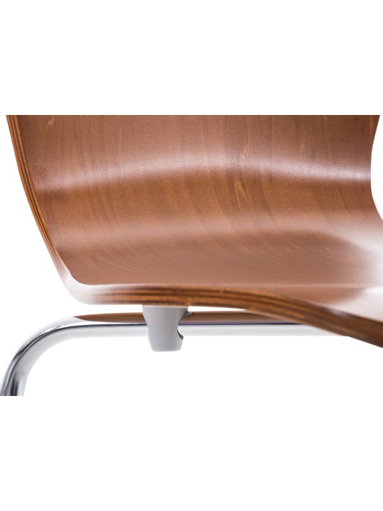 Cadeira para visitantes Aaron, castanho Cadeira para visitantes Aaron, castanho