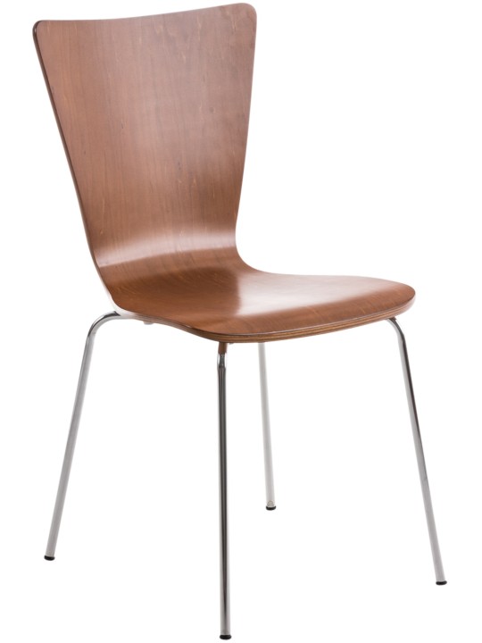 Cadeira para visitantes Aaron, castanho Cadeira para visitantes Aaron, castanho