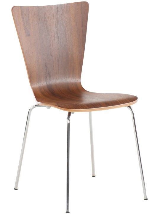 Cadeira para visitantes Aaron, nogueira Cadeira para visitantes Aaron, nogueira