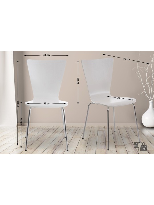 Cadeira para visitantes Aaron, branco