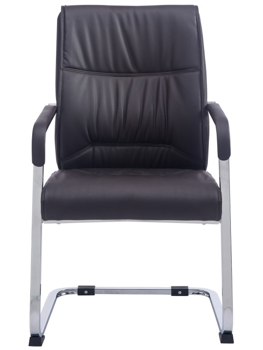 Cadeira para visitantes XL Anubis, castanho