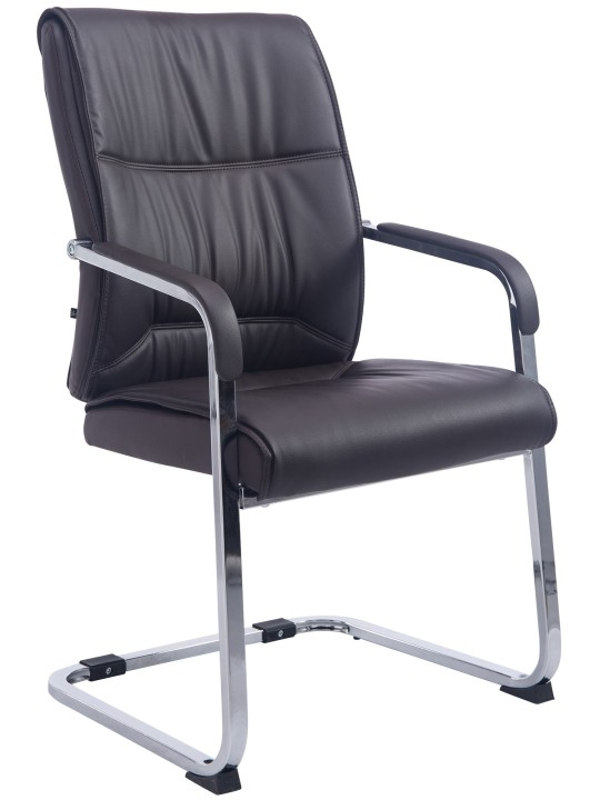 Cadeira para visitantes XL Anubis, castanho