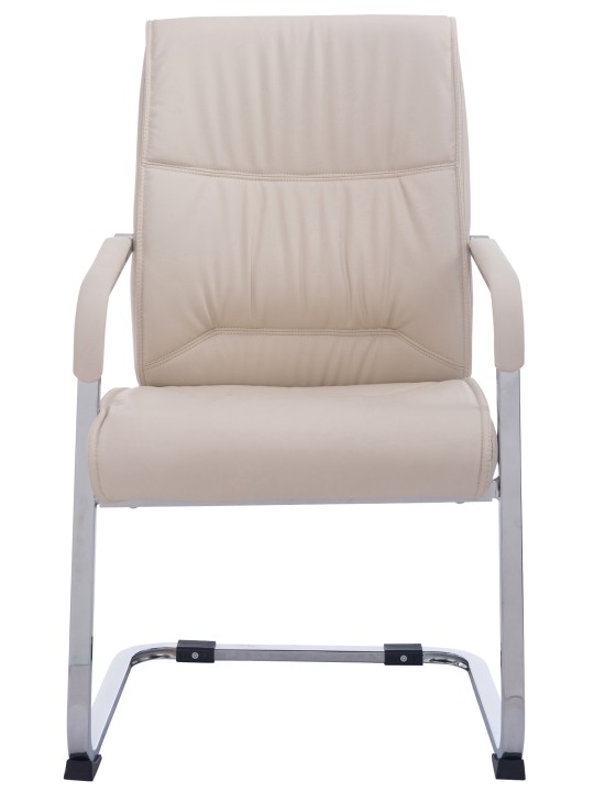 Cadeira para visitantes XL Anubis, creme