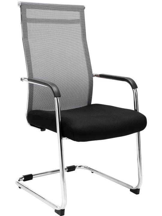 Cadeira para visitantes Brenda, cinza Cadeira para visitantes Brenda, cinza