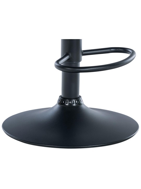 Banqueta alta Hoover tecido B, preto