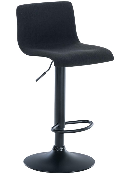 Banqueta alta Hoover tecido B, preto