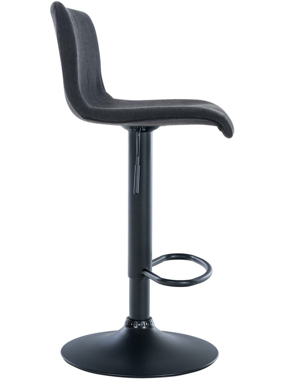 Banqueta alta Hoover tecido B, preto