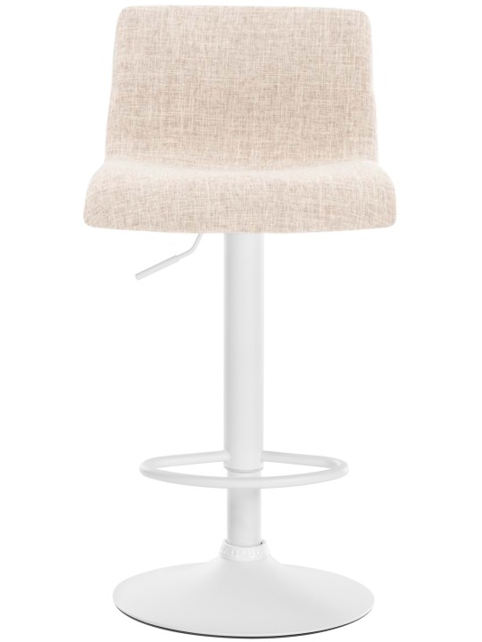 Banqueta alta tecido Hoover W, creme