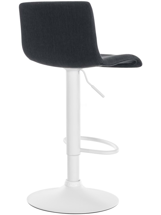 Banqueta alta tecido Hoover W, preto