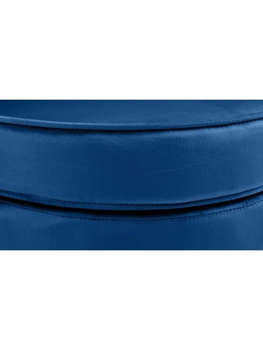 Cadeira Rosita veludo, azul