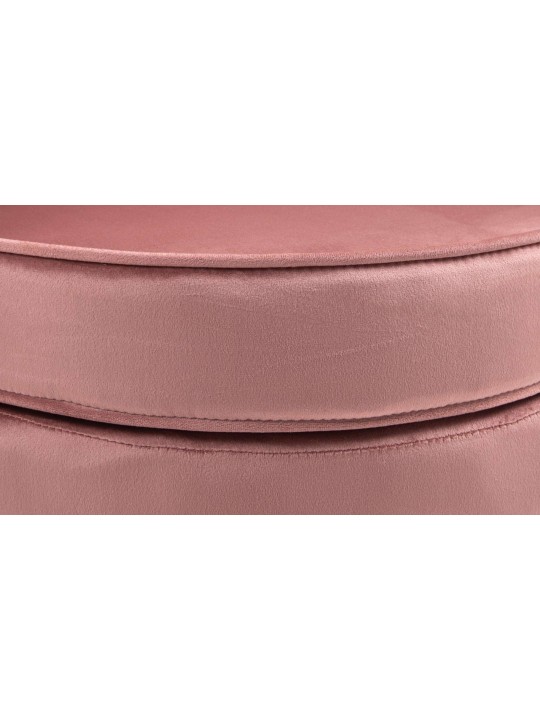 Cadeira Rosita veludo, rosa