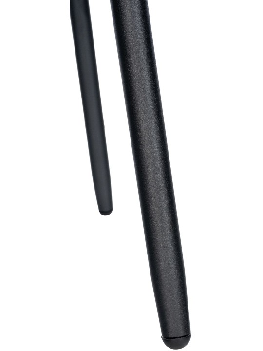 Banqueta de bar giratória Weston de veludo, cinza