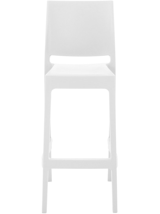 Conjunto de 2 bancos altos Maya, branco
