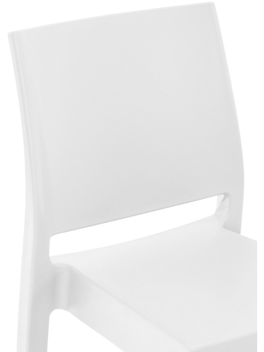 Conjunto de 2 bancos altos Maya, branco