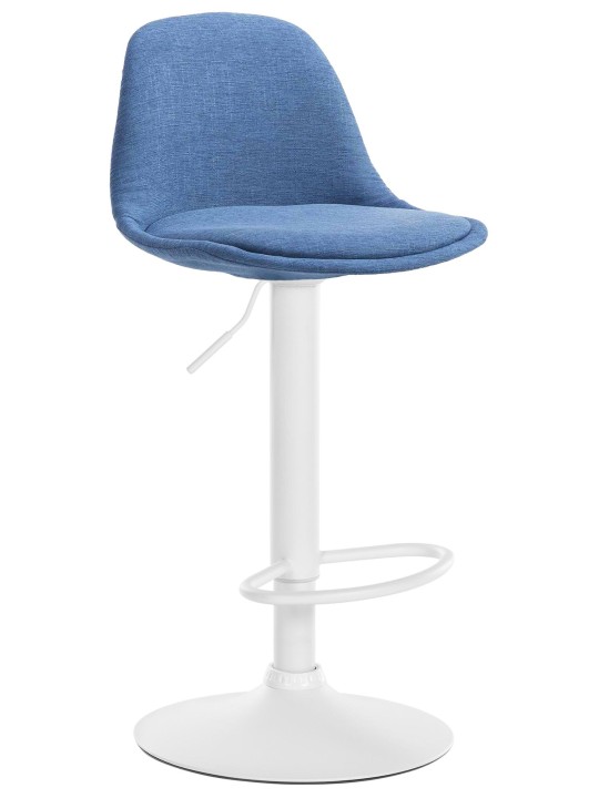 Banqueta alta tecido Kiel, azul