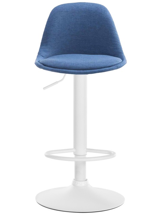 Banqueta alta tecido Kiel, azul