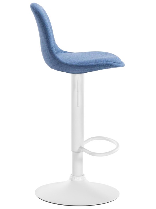 Banqueta alta tecido Kiel, azul
