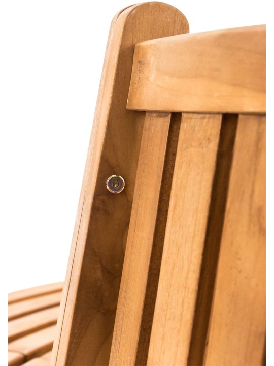 Banco de árvore Leming meio redondo 250 cm, teca