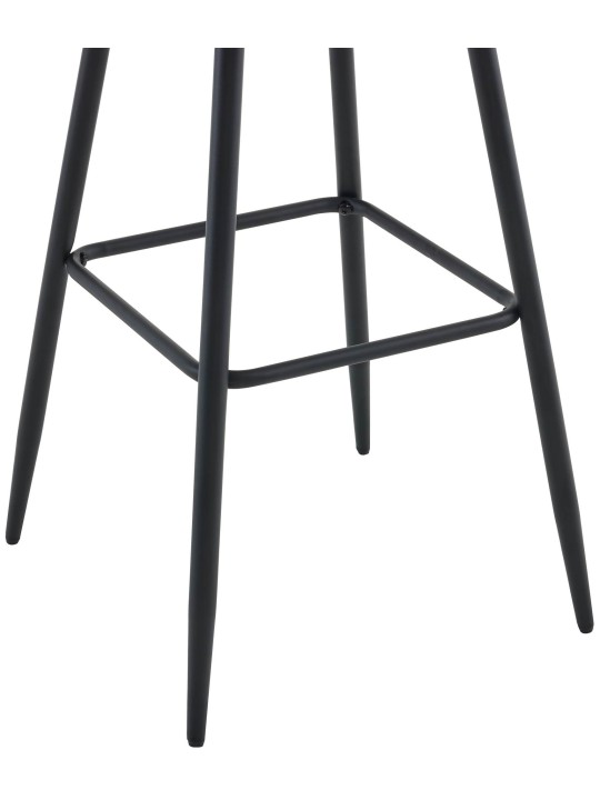 Banqueta alta tecido Dartford, verde