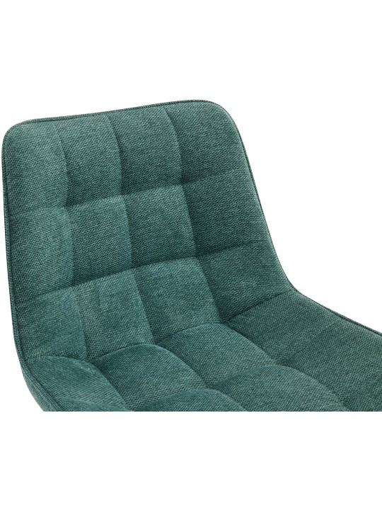 Banqueta alta tecido Dartford, verde