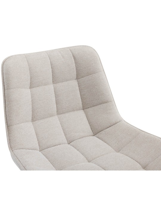 Banqueta alta tecido Dartford, creme