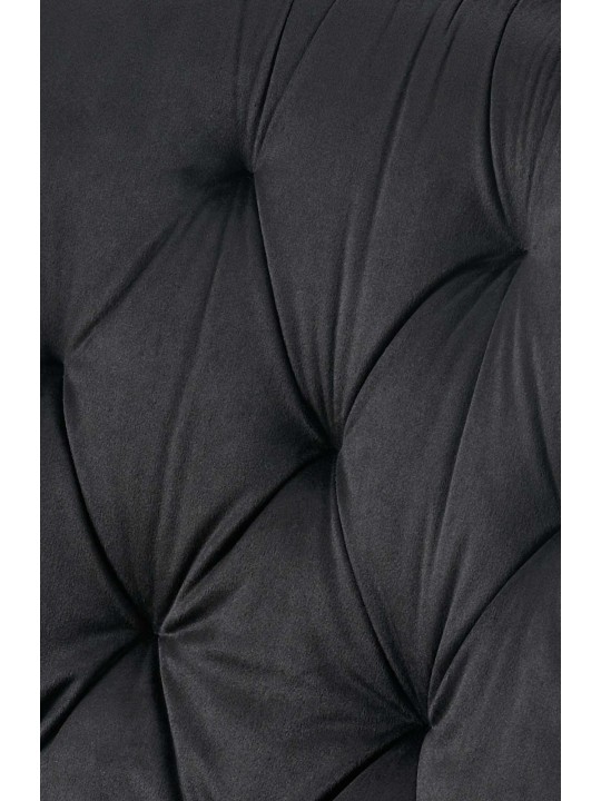 Cadeira de jantar de veludo Wallace, preto Cadeira de jantar de veludo Wallace, preto