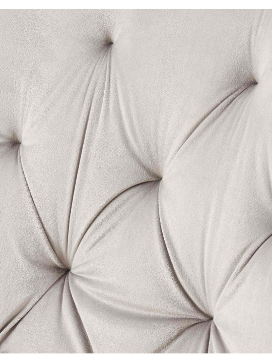 Cadeira de jantar de veludo Wallace, cinza