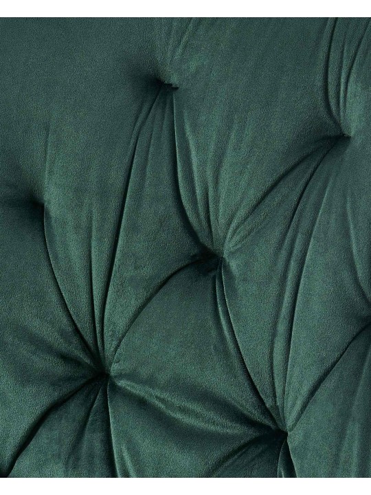 Cadeira de jantar de veludo Wallace, verde