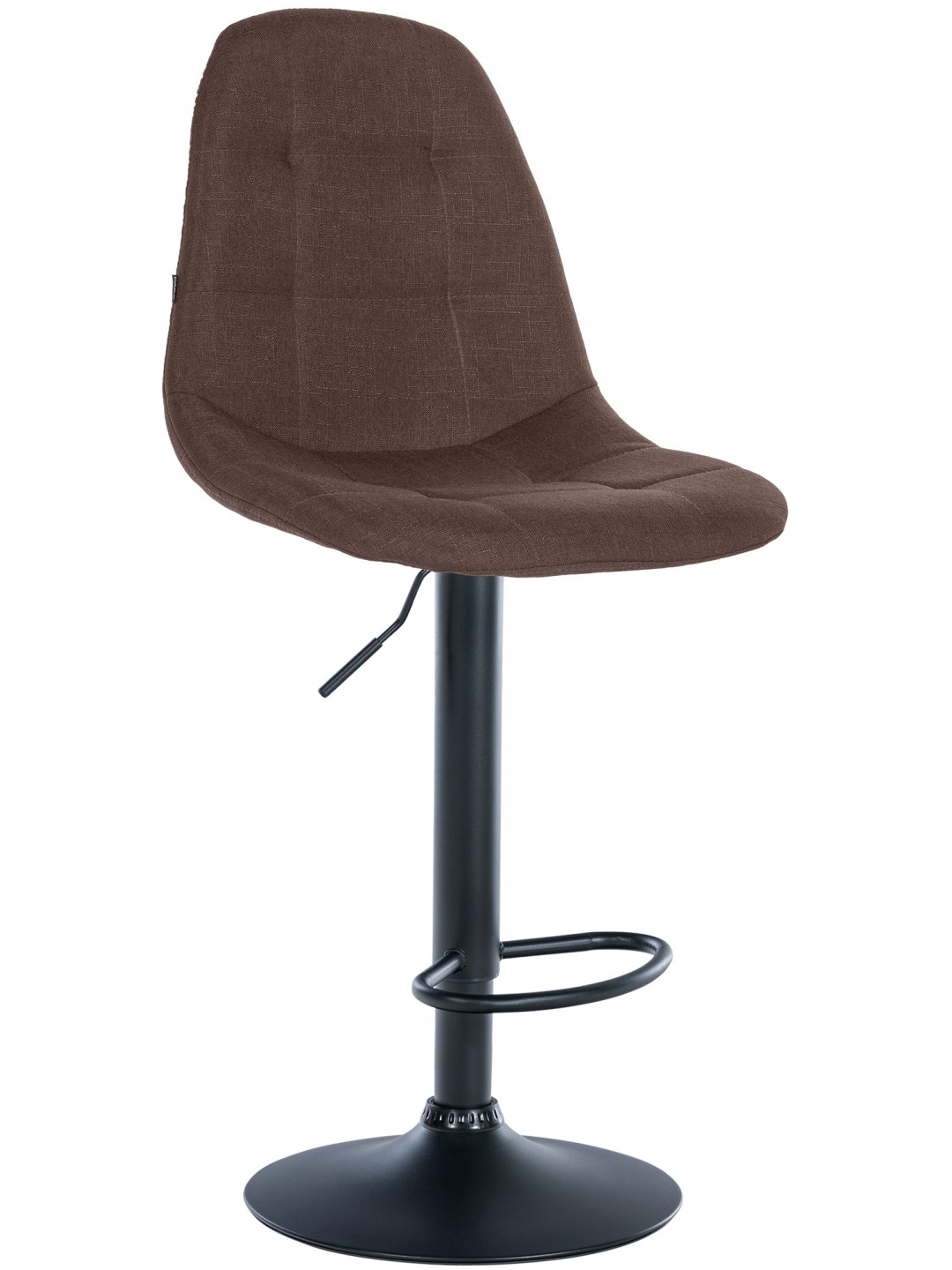 Banqueta alta Elmore tecido B, castanho