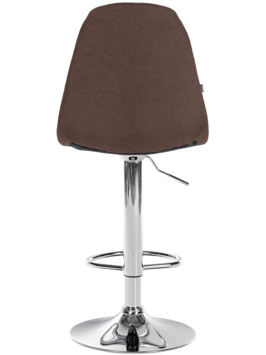 Banqueta alta Elmore tecido C, castanho