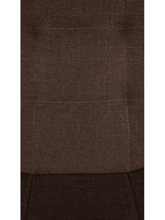 Banqueta alta Elmore tecido W, castanho