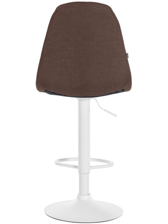 Banqueta alta Elmore tecido W, castanho