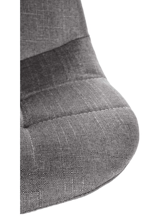 Banqueta alta Elmore tecido W, cinza