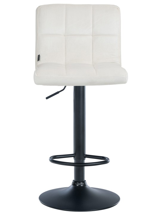 Banqueta alta veludo Peru, creme Banqueta alta veludo Peru, creme