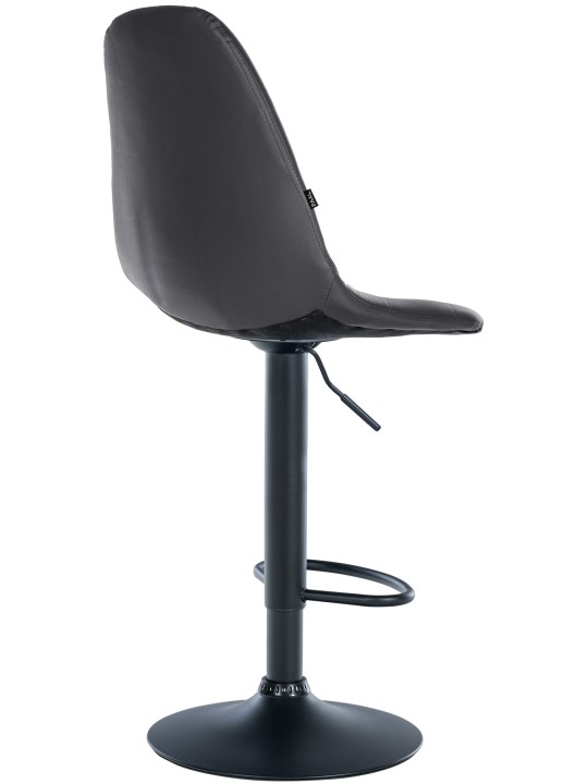 Banqueta alta Elmore couro sintético B, preto