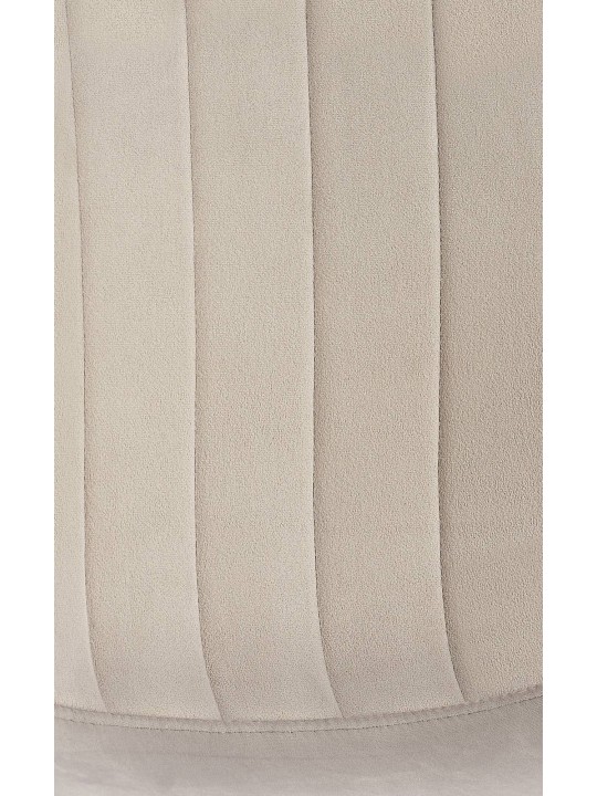 Conjunto de 4 cadeiras de jantar em veludo Baxter, cinza