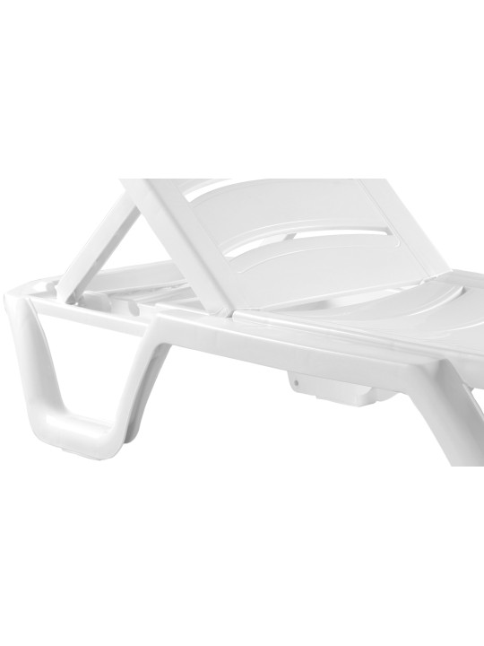 Conjunto de 10 espreguiçadeiras Bahamas, branco