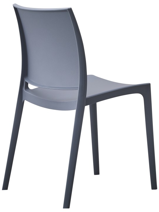 Conjunto de 2 cadeiras Meton, cinza