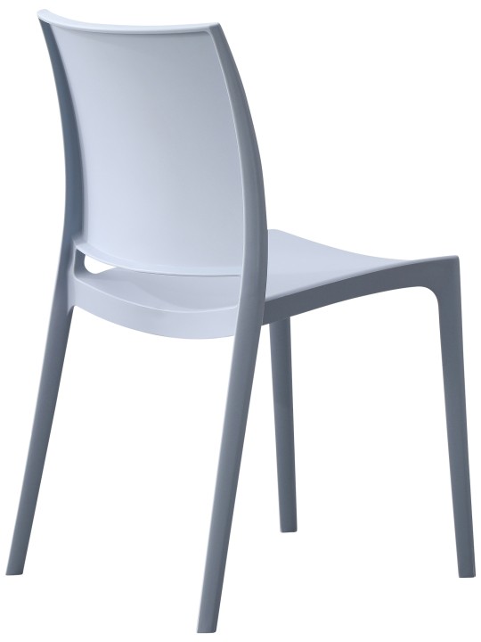 Conjunto de 2 cadeiras Meton, cinza claro