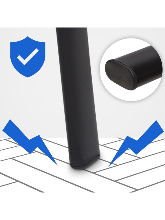 Cadeira para visitantes Ken tecido, cinza