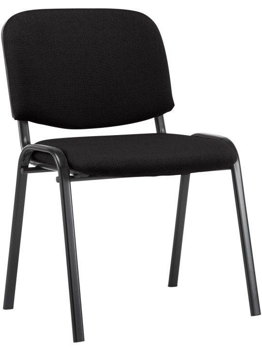 Cadeira para visitantes Ken tecido, preto Cadeira para visitantes Ken tecido, preto