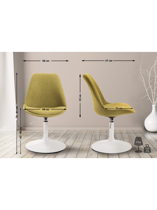 Cadeira Maverick W tecido, verde Cadeira Maverick W tecido, verde